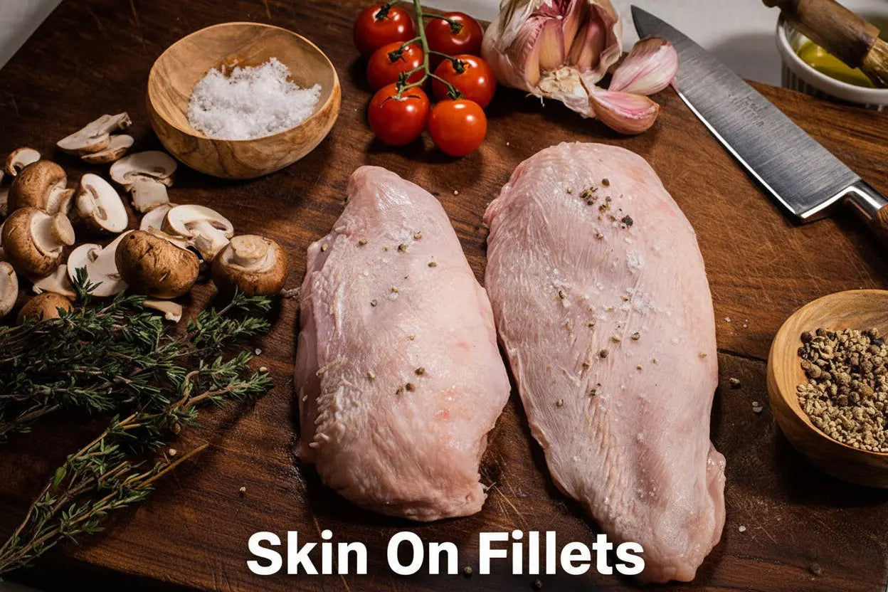 Chicken Fillets Skin On Selection Tican
