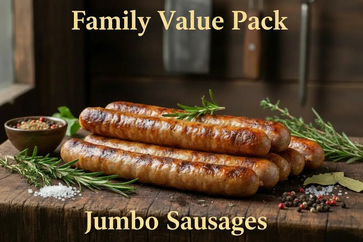 Family Value Pack- Jumbo Sausages Dukes Meats