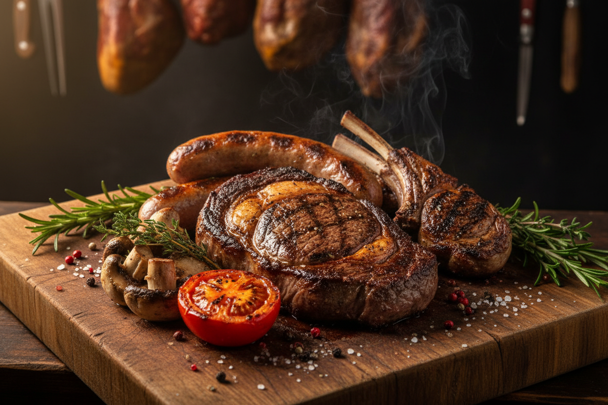 Butchers Classic Ribeye Steak Mixed Grill | Dukes Meats