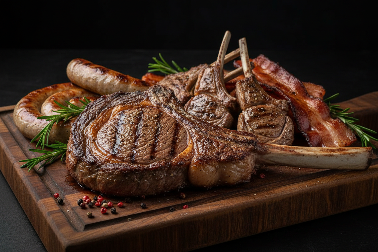Butchers Classic Tomahawk Steak Mixed Grill | Dukes Meats