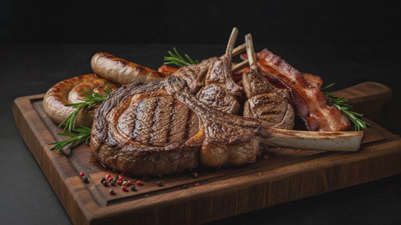 Butchers Classic Tomahawk Steak Mixed Grill | Dukes Meats